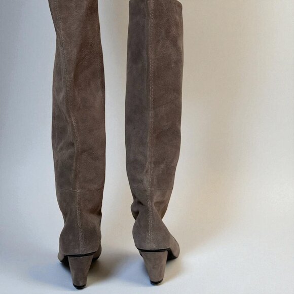 Jeffrey Campbell “Senita” Suede Knee-High Boots in Grey 👢✨ - Picture 4 of 10